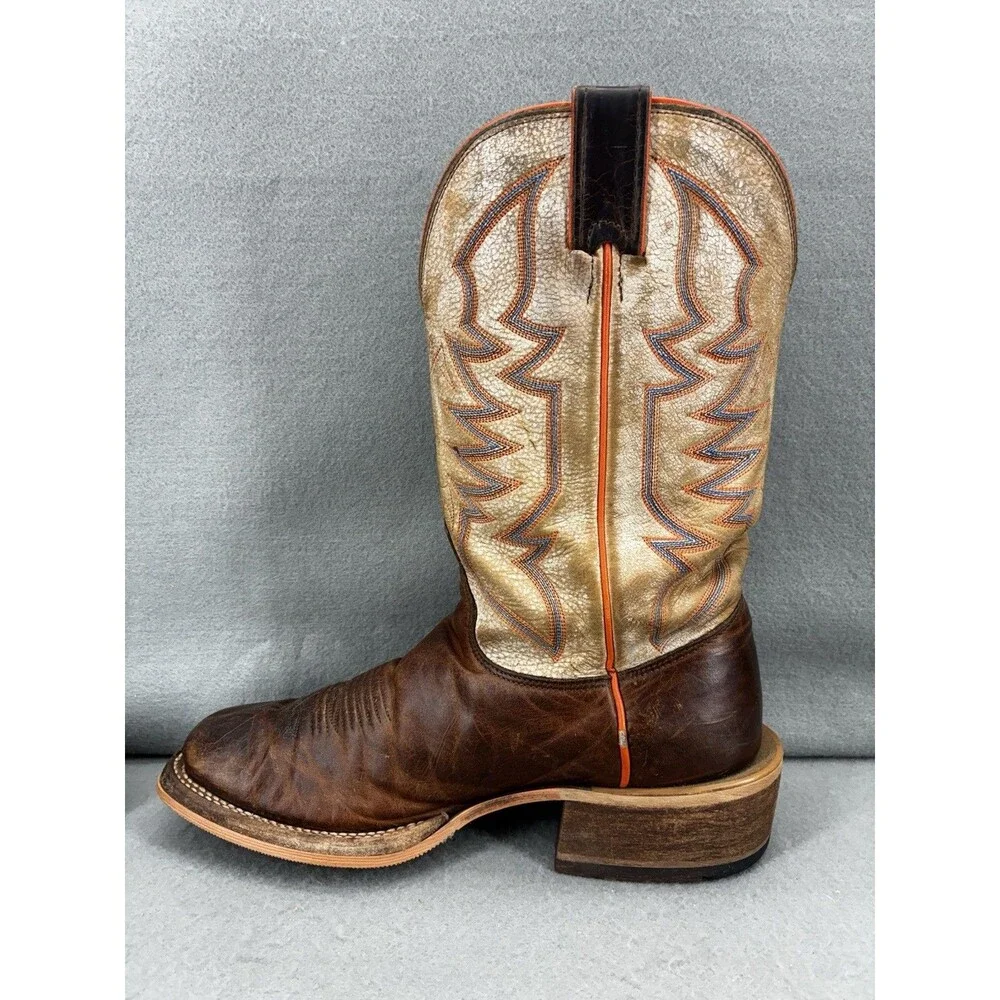 Justin Bent Rail BR760 Cowboy Riding Boots Men's Size 6 EE - Made in The USA